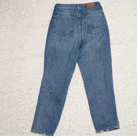 Madewell Blue Stratfield Wash The Momjean Jeans Size 28 - Picture 6 of 8
